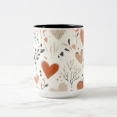 Tasse 2 Couleurs Personalized Valentine Coffee Mug ツートーンマグカップ (中央)
