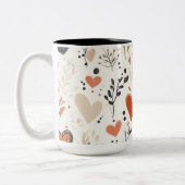 Tasse 2 Couleurs Personalized Valentine Coffee Mug ツートーンマグカップ (左)