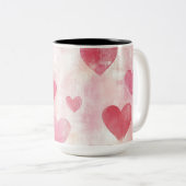 Tasse 2 Couleurs Personalized Valentine Coffee Mug ツートーンマグカップ (正面右)
