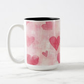 Tasse 2 Couleurs Personalized Valentine Coffee Mug ツートーンマグカップ (左)