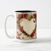 Tasse 2 Couleurs Personalized Valentine Coffee Mug ツートーンマグカップ (左)