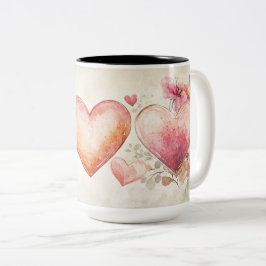 Tasse 2 Couleurs Personalized Valentine Coffee Mug ツートーンマグカップ