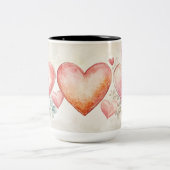 Tasse 2 Couleurs Personalized Valentine Coffee Mug ツートーンマグカップ (中央)