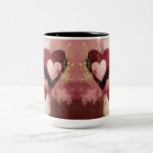 Tasse 2 Couleurs Personalized Valentine Coffee Mug ツートーンマグカップ (中央)