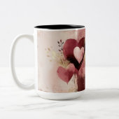 Tasse 2 Couleurs Personalized Valentine Coffee Mug ツートーンマグカップ (左)