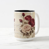 Tasse 2 Couleurs Personalized Valentine Coffee Mug ツートーンマグカップ (正面右)
