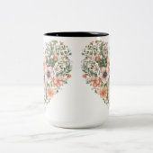 Tasse 2 Couleurs Personalized Valentine Coffee Mug ツートーンマグカップ (中央)