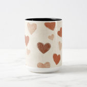 Tasse 2 Couleurs Personalized Valentine Coffee Mug ツートーンマグカップ (中央)
