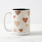 Tasse 2 Couleurs Personalized Valentine Coffee Mug ツートーンマグカップ (左)