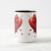 Tasse 2 Couleurs Personalized Valentine Coffee Mug ツートーンマグカップ (中央)