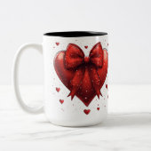 Tasse 2 Couleurs Personalized Valentine Coffee Mug ツートーンマグカップ (左)