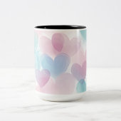 Tasse 2 Couleurs Personalized Valentine Coffee Mug ツートーンマグカップ (中央)