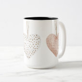 Tasse 2 Couleurs Personalized Valentine Coffee Mug ツートーンマグカップ (正面右)