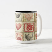 Tasse 2 Couleurs Personalized Valentine Coffee Mug ツートーンマグカップ (正面右)