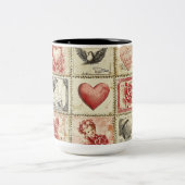 Tasse 2 Couleurs Personalized Valentine Coffee Mug ツートーンマグカップ (中央)