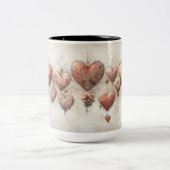 Tasse 2 Couleurs Personalized Valentine Coffee Mug ツートーンマグカップ (中央)