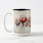Tasse 2 Couleurs Personalized Valentine Coffee Mug ツートーンマグカップ (左)