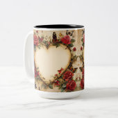 Tasse 2 Couleurs Personalized Valentine Coffee Mug ツートーンマグカップ (正面左)