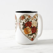 Tasse 2 Couleurs Personalized Valentine Coffee Mug ツートーンマグカップ (正面右)