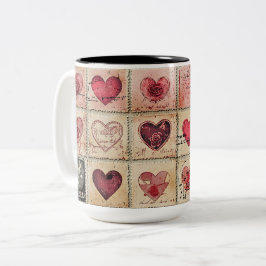 Tasse 2 Couleurs Personalized Valentine Coffee Mug ツートーンマグカップ
