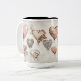 Tasse 2 Couleurs Personalized Valentine Coffee Mug ツートーンマグカップ