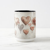 Tasse 2 Couleurs Personalized Valentine Coffee Mug ツートーンマグカップ (中央)