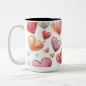 Tasse 2 Couleurs Personalized Valentine Coffee Mug ツートーンマグカップ (左)