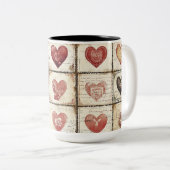 Tasse 2 Couleurs Personalized Valentine Coffee Mug ツートーンマグカップ (正面右)