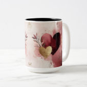 Tasse 2 Couleurs Personalized Valentine Coffee Mug ツートーンマグカップ (正面右)