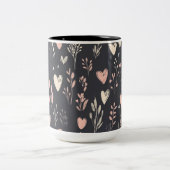 Tasse 2 Couleurs Personalized Valentine Coffee Mug ツートーンマグカップ (中央)
