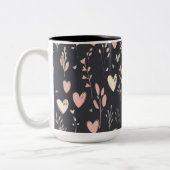 Tasse 2 Couleurs Personalized Valentine Coffee Mug ツートーンマグカップ (左)