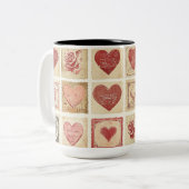 Tasse 2 Couleurs Personalized Valentine Coffee Mug ツートーンマグカップ (正面左)