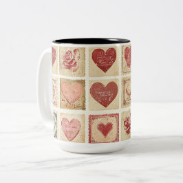 Tasse 2 Couleurs Personalized Valentine Coffee Mug ツートーンマグカップ