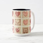 Tasse 2 Couleurs Personalized Valentine Coffee Mug ツートーンマグカップ (正面右)
