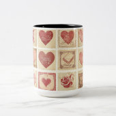 Tasse 2 Couleurs Personalized Valentine Coffee Mug ツートーンマグカップ (中央)