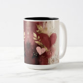 Tasse 2 Couleurs Personalized Valentine Coffee Mug ツートーンマグカップ (正面右)