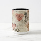 Tasse 2 Couleurs Personalized Valentine Coffee Mug ツートーンマグカップ (中央)