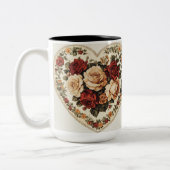 Tasse 2 Couleurs Personalized Valentine Coffee Mug ツートーンマグカップ (左)