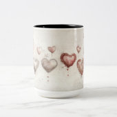 Tasse 2 Couleurs Personalized Valentine Coffee Mug ツートーンマグカップ (中央)
