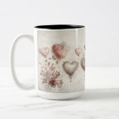 Tasse 2 Couleurs Personalized Valentine Coffee Mug ツートーンマグカップ (左)