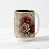 Tasse 2 Couleurs Personalized Valentine Coffee Mug ツートーンマグカップ (正面右)