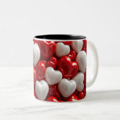 Tasse 2 Couleurs Personalized Valentine Coffee Mug ツートーンマグカップ (正面右)
