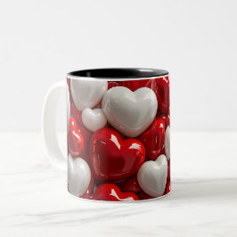 Tasse 2 Couleurs Personalized Valentine Coffee Mug ツートーンマグカップ