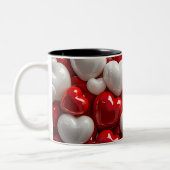 Tasse 2 Couleurs Personalized Valentine Coffee Mug ツートーンマグカップ (左)