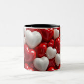 Tasse 2 Couleurs Personalized Valentine Coffee Mug ツートーンマグカップ (中央)