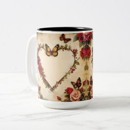 Tasse 2 Couleurs Personalized Valentine Coffee Mug ツートーンマグカップ