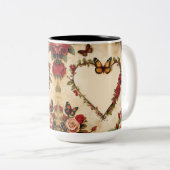 Tasse 2 Couleurs Personalized Valentine Coffee Mug ツートーンマグカップ (正面右)