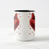 Tasse 2 Couleurs Personalized Valentine Coffee Mug ツートーンマグカップ (中央)