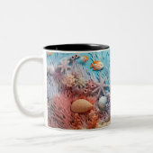 Tasse 2 Couleurs Under the sea Mug, Ocean Vibes Dr ツートーンマグカップ (左)