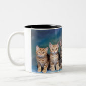 tasse 325 ml chats ツートーンマグカップ (左)